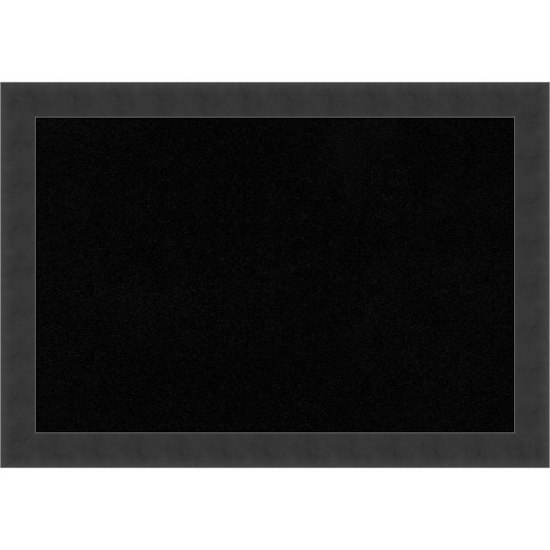 Mezzanotte Black Framed Cork Bulletin Board 22.84" x 17.26"