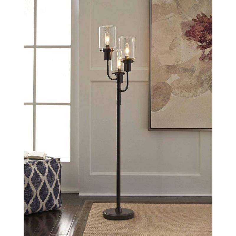 Urban Edison Bronze 59.75" Contemporary Metal Floor Lamp