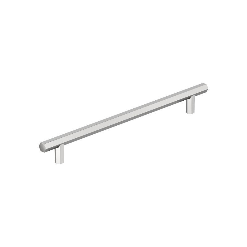 Polished Chrome 8-13/16 Inch Modern Bar Cabinet Pull