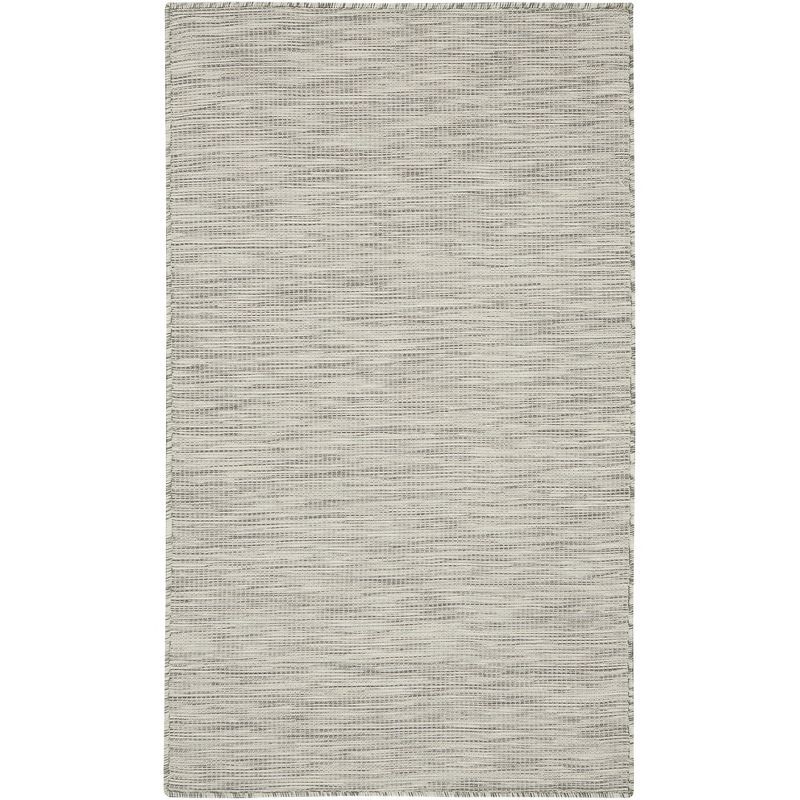 Positano Light Grey 3' x 5' Easy-Care Synthetic Area Rug