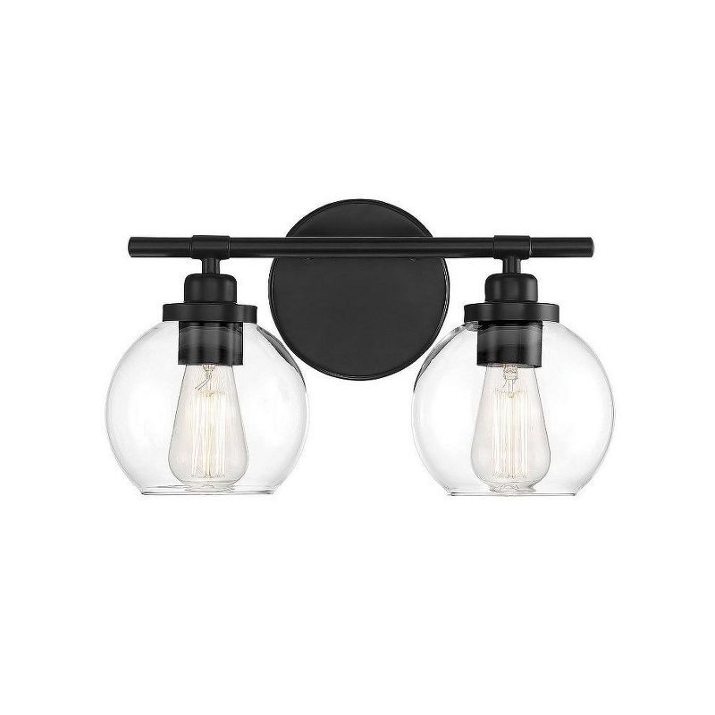 Savoy House Carson 2 - Light Vanity in  Matte Black