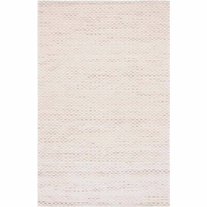 Blue Flat Woven Handmade Wool 6' x 9' Area Rug
