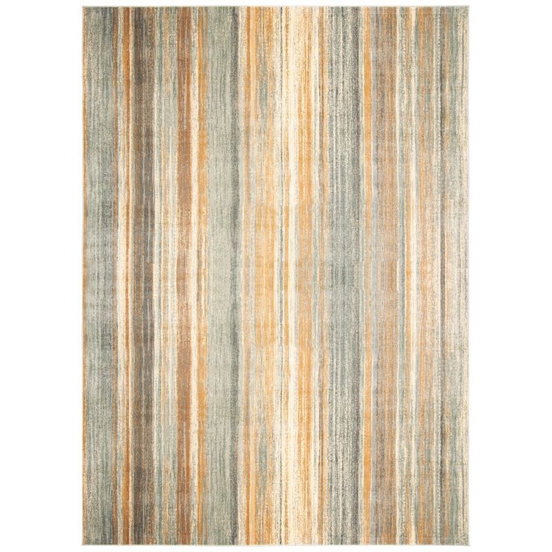 Elysian Light Blue Hand-Knotted Wool & Silk 9' x 12' Area Rug