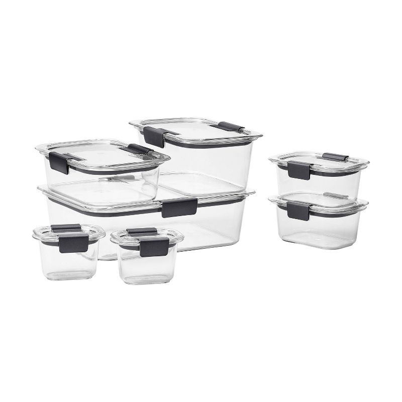 Clear BPA-Free Plastic Airtight Food Storage Container Set