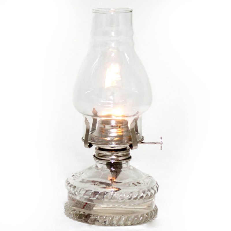 Lehman's Clear Glass Oil Lamp with Cotton Wick