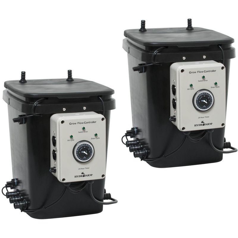 Active Aqua Black and Gray Grow Flow Controller Units with Pumps