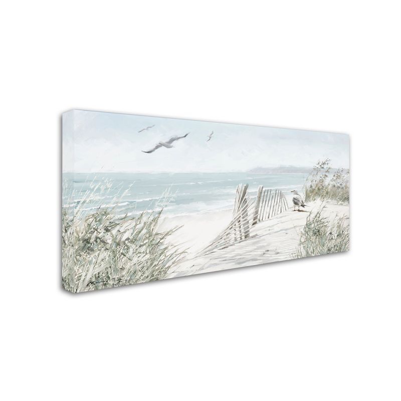 Coastal Dunes Multicolor Canvas Art for Kids' Nursery