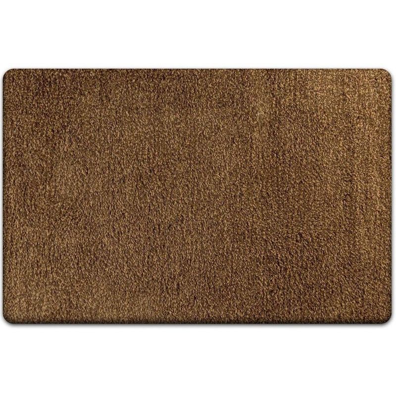 Kaluns Brown Non-Slip Outdoor Doormat with PVC Backing