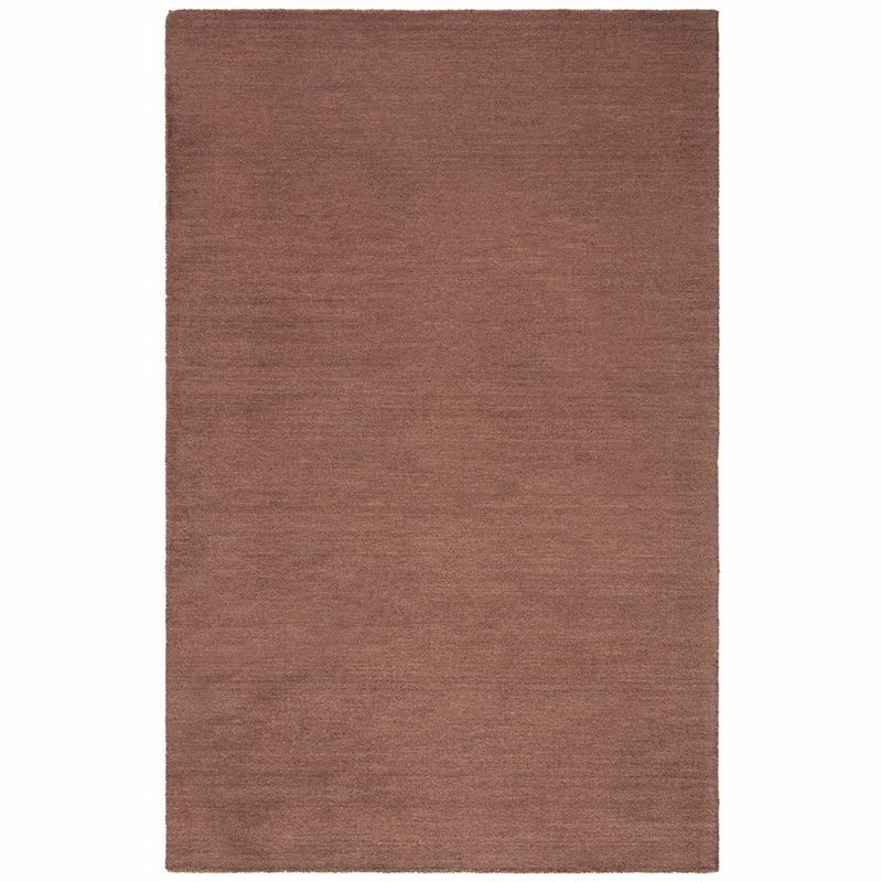 Himalaya Handmade Brown Wool Area Rug 5' x 8'