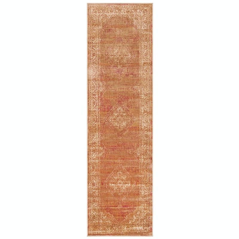 Taupe Viscose Reversible Runner Rug 2'2" x 7'2"