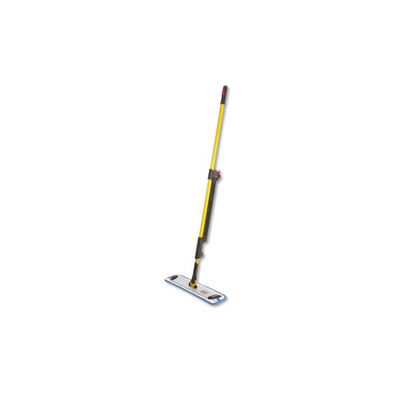 Yellow Microfiber Spray Mop with Telescopic Handle