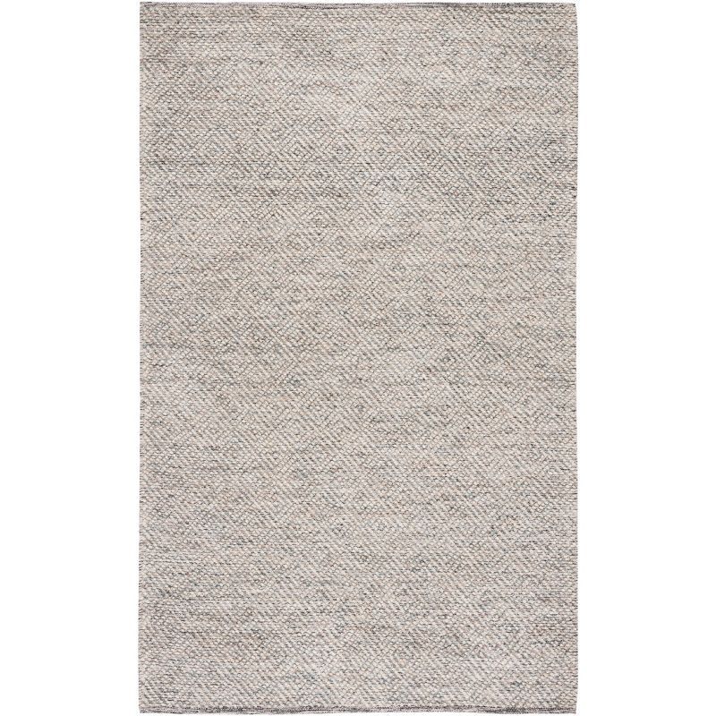 Camel and Grey Hand-Tufted Wool 6' x 9' Area Rug