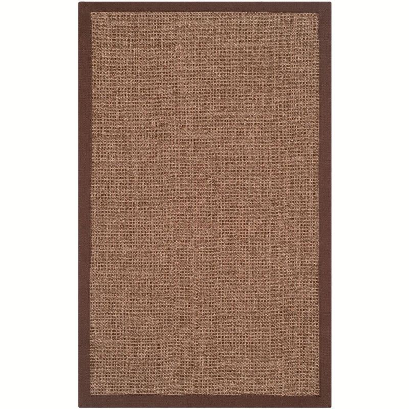 Natural Fiber NF441 Power Loomed Indoor Accent Rug - Brown/Brown - 2'6"x4' - Safavieh.