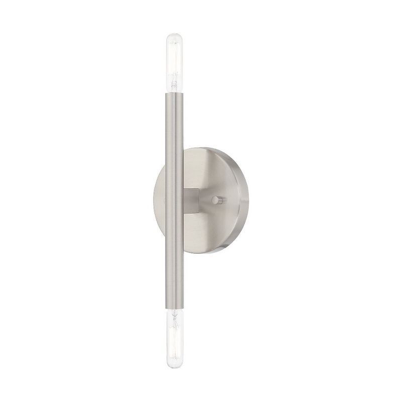 Copenhagen Brushed Nickel Industrial Wall Sconce