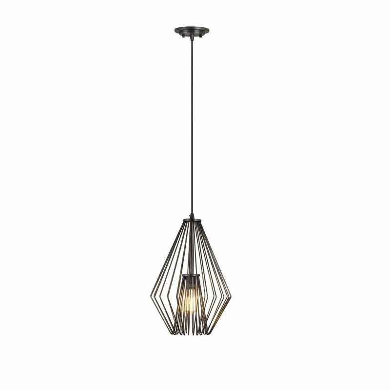 Quintus Plated Bronze Glass Mini Pendant Light