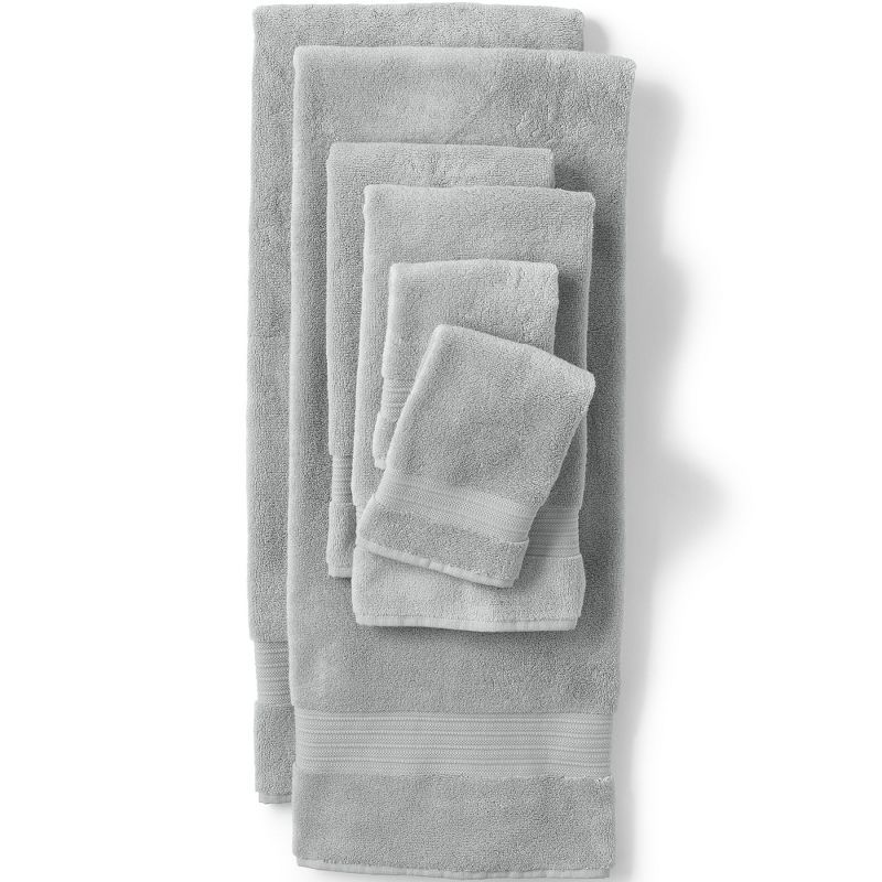 Gray Quick-Dry Turkish Cotton 6-Piece Towel Set