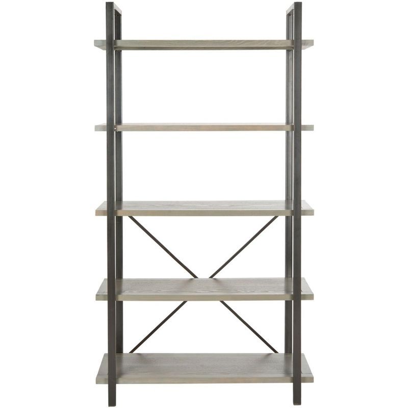 Chantel Ash Grey 5-Tier Industrial Etagere