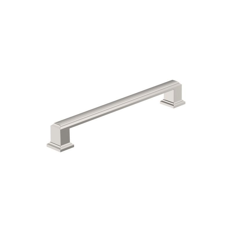 Polished Nickel 6-5/16 Inch Traditional Cabinet Bar Pull