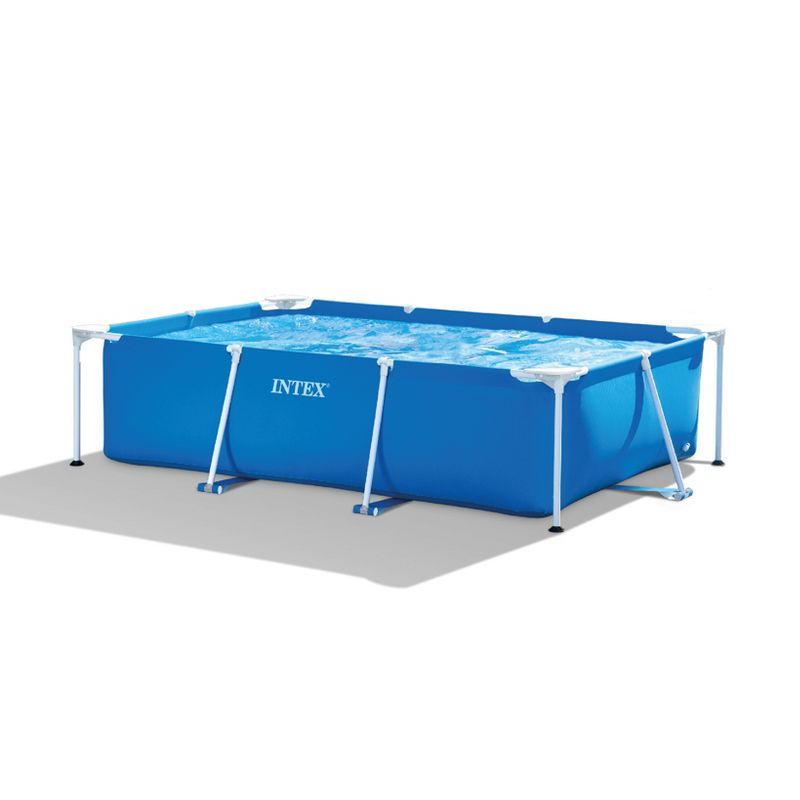 Intex 8.5ft x 5.3ft Blue Rectangular Frame Above Ground Pool