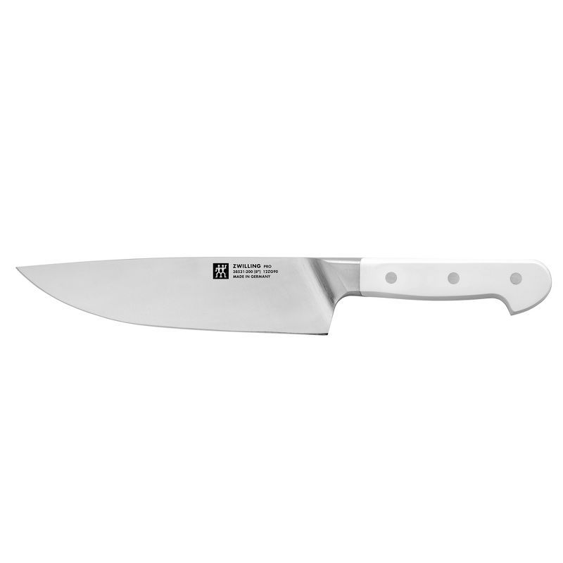 ZWILLING Pro Le Blanc 8-inch White Steel Chef's Knife