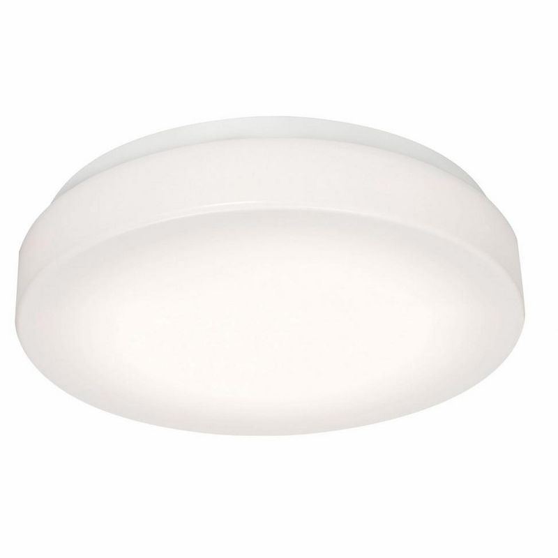 Cirrus White LED Drum Flush Mount Light