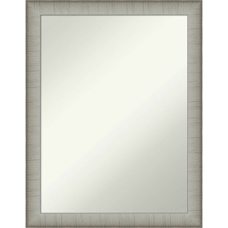 Elegant Silver Rectangular Bathroom Vanity Wall Mirror