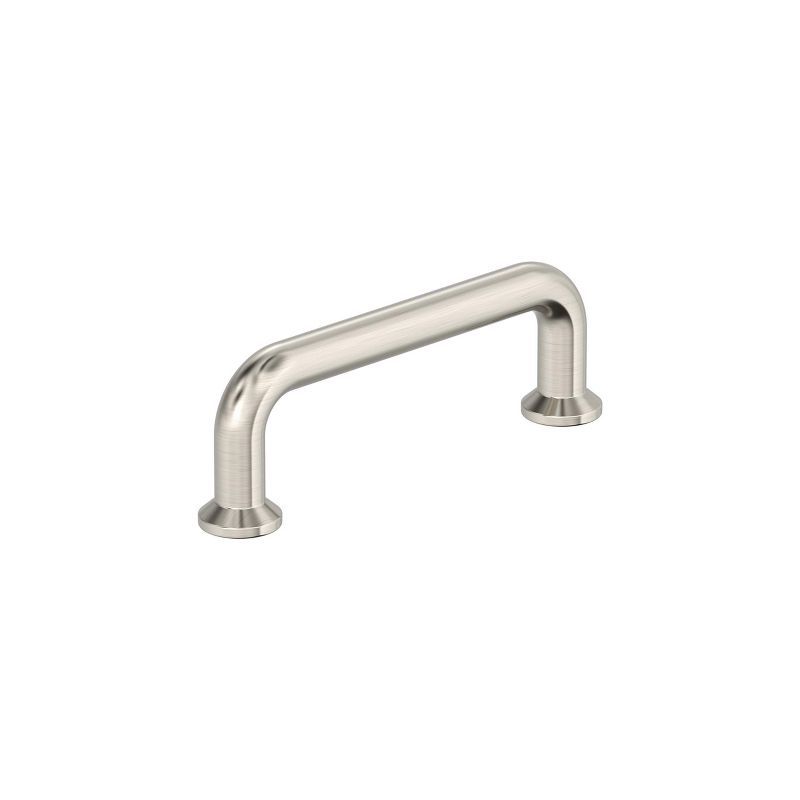 Satin Nickel 3-Inch Modern Cabinet Pull with Mounting Hardware