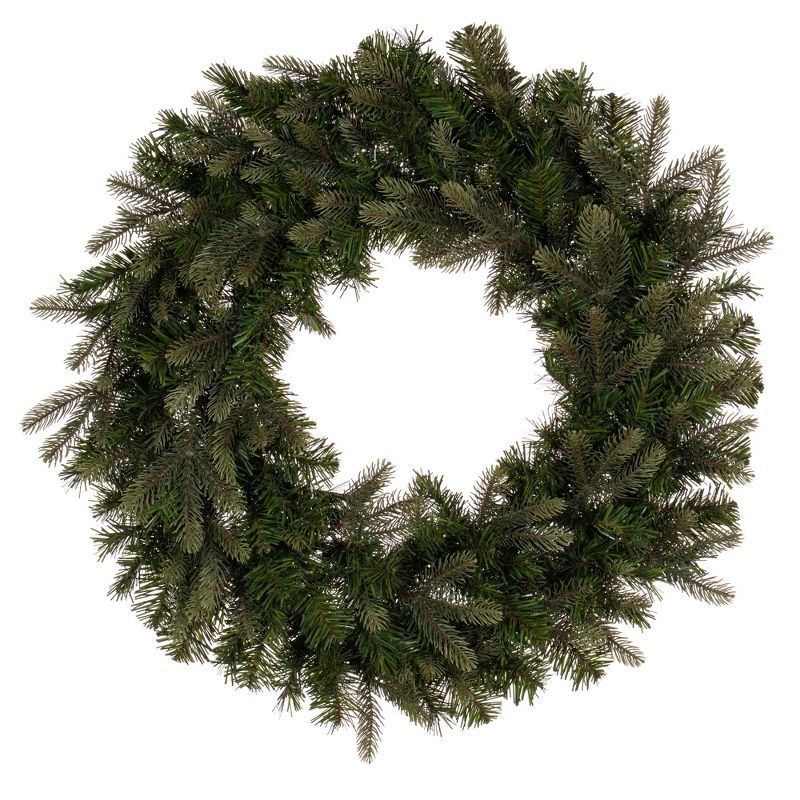 24" Green Douglas Fir Artificial Front Door Wreath