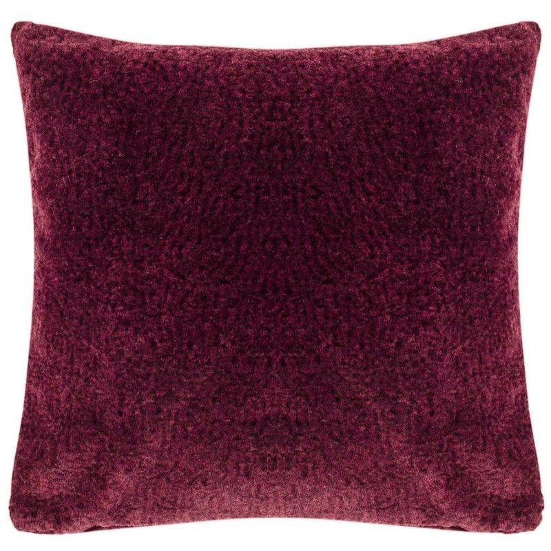 Barica Dark Red 20" x 20" Decorative Throw Pillow