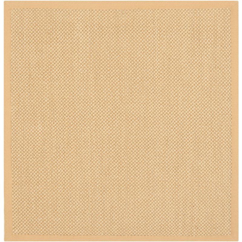 Maize Wheat 6' Square Natural Fiber Sisal Area Rug