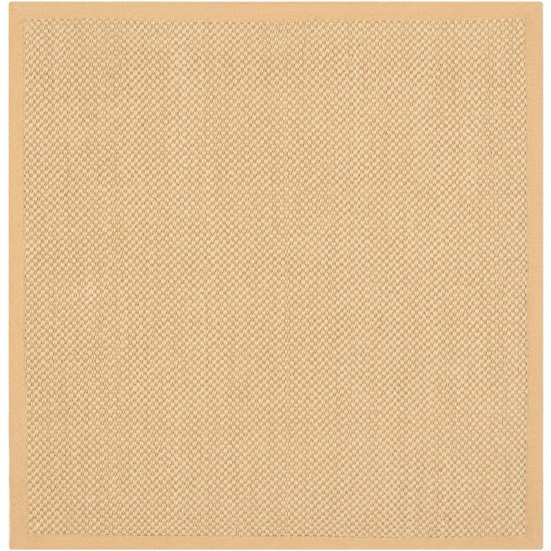 Maize Wheat 6' Square Natural Fiber Sisal Area Rug