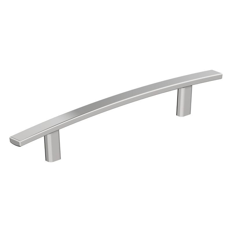 Polished Chrome 5-1/16 Inch Modern Cabinet Bar Pull