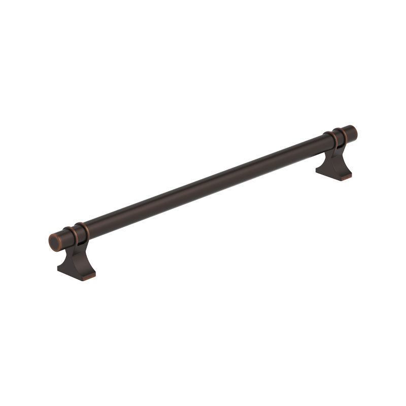 Oil-Rubbed Bronze 10-Inch Modern Industrial Cabinet Bar Pull