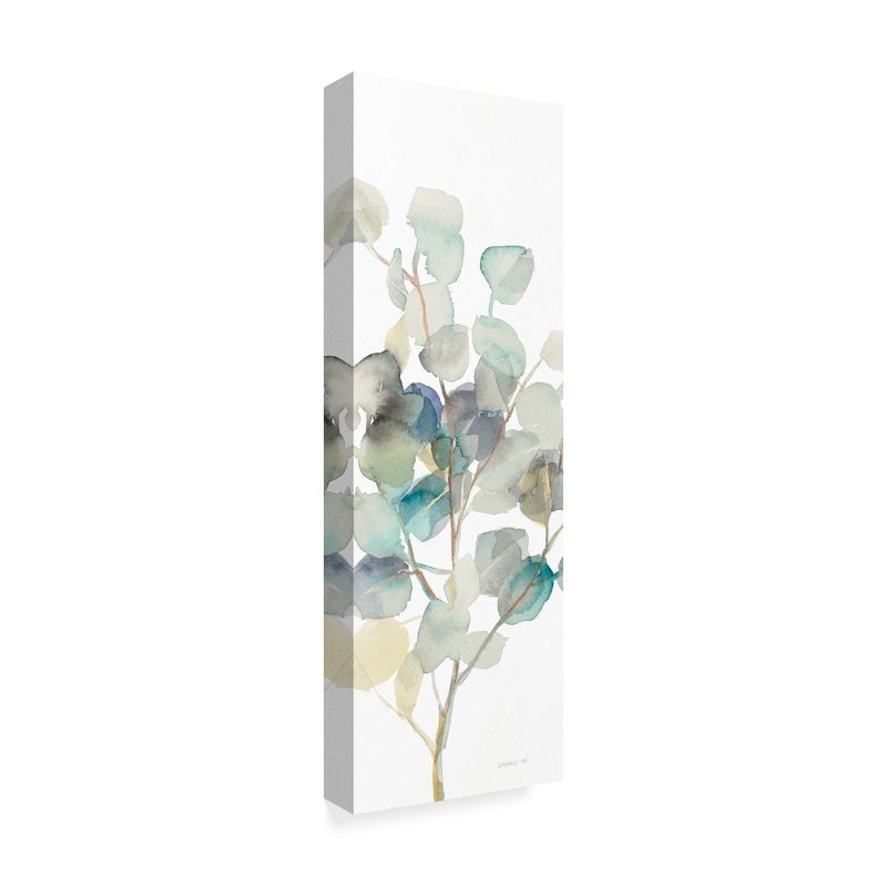 Eucalyptus III White Crop Canvas Art Print, 8 x 24 in