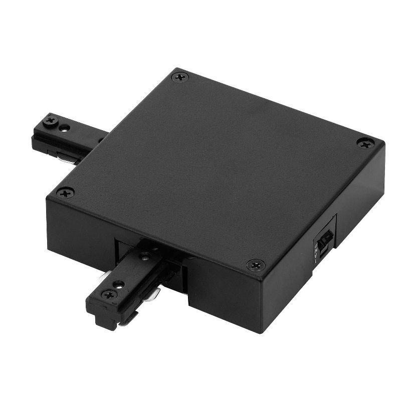 Black Metal 12 Amp Double Live End Track Delimiter