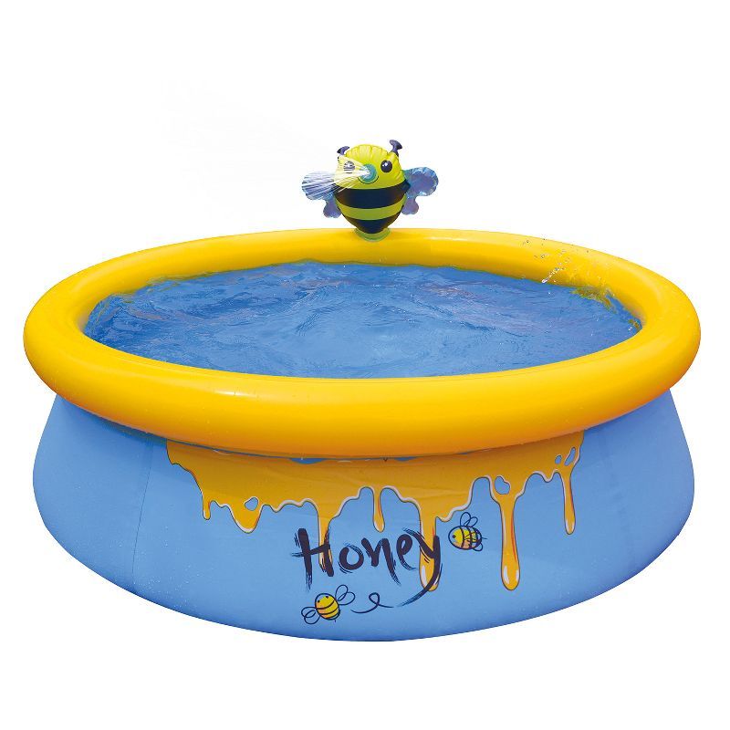 Bee Spray Blue and Yellow Inflatable Kiddie Pool