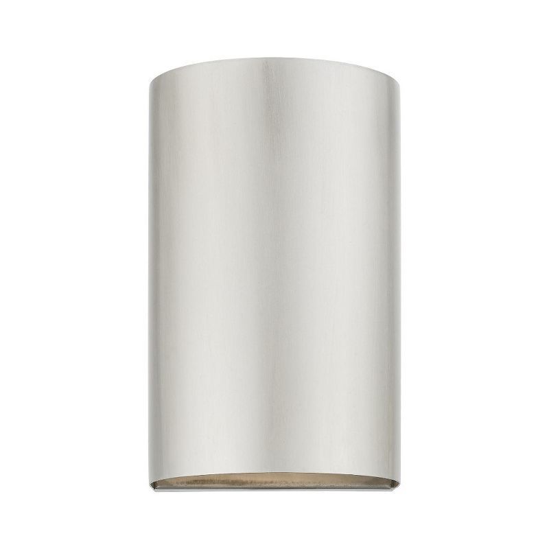 Brushed Nickel Dimmable Direct Wired Electric Sconce