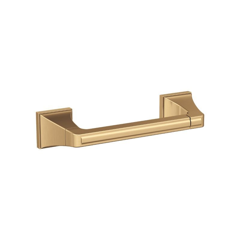 Champagne Bronze Pivoting Double Post Toilet Paper Holder