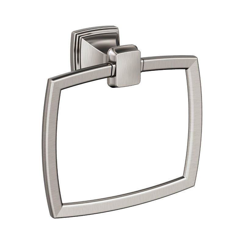 Brushed Nickel 6-13/16" Wall Mounted Towel Ring