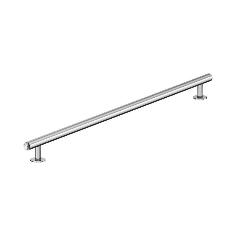 Polished Chrome 27-Inch Modern Appliance Pull with Mounting Hardware