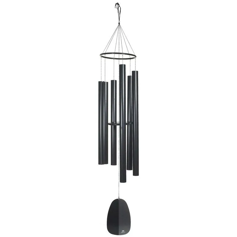 Black Aluminum Extra Large Outdoor Wind Chime