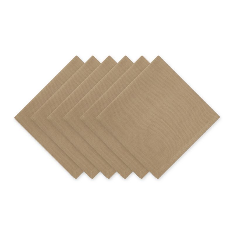 Stone Solid 20x20 Inch Cotton Napkin Set of 6