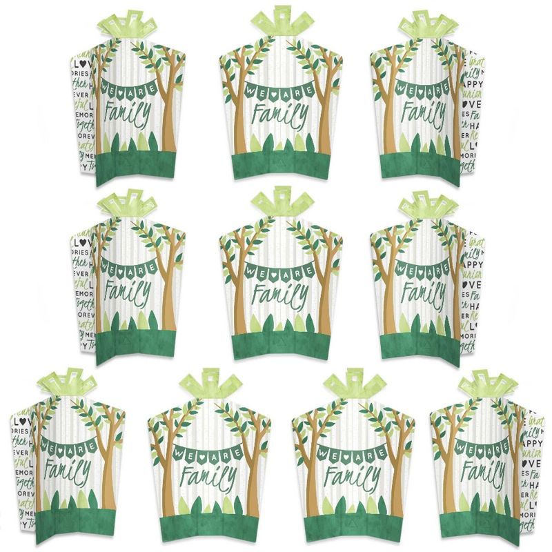 Family Tree Reunion - Fold & Flare Cardstock Centerpieces, 10-Pack