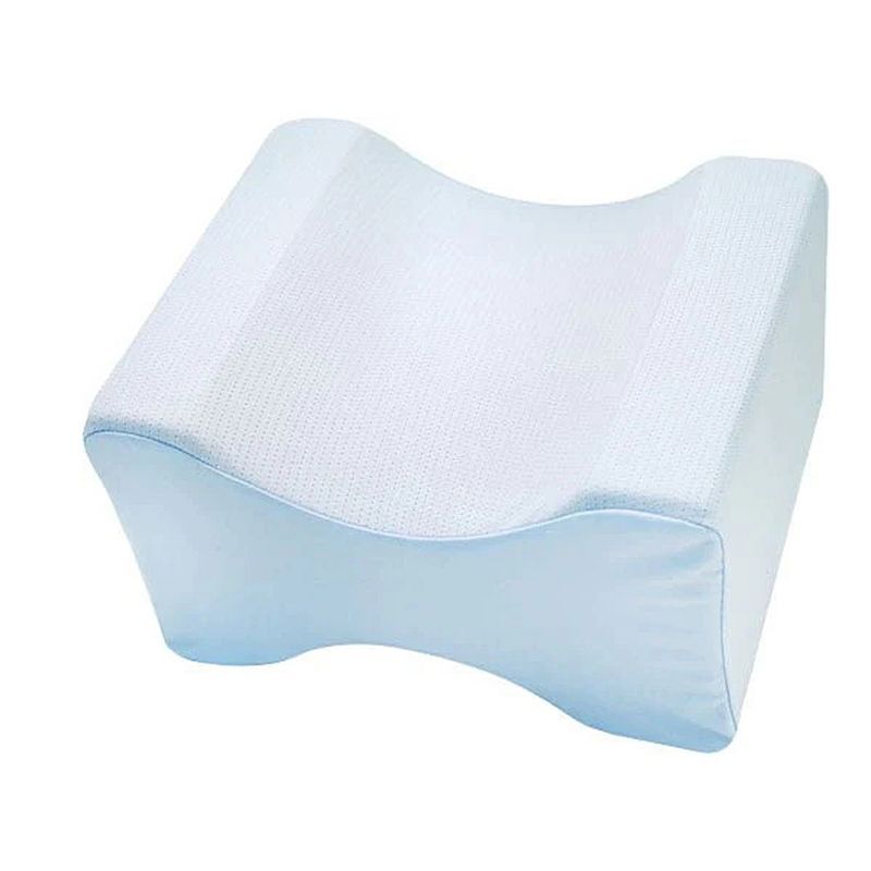 Blue Memory Foam Leg Pillow with Cooling Gel