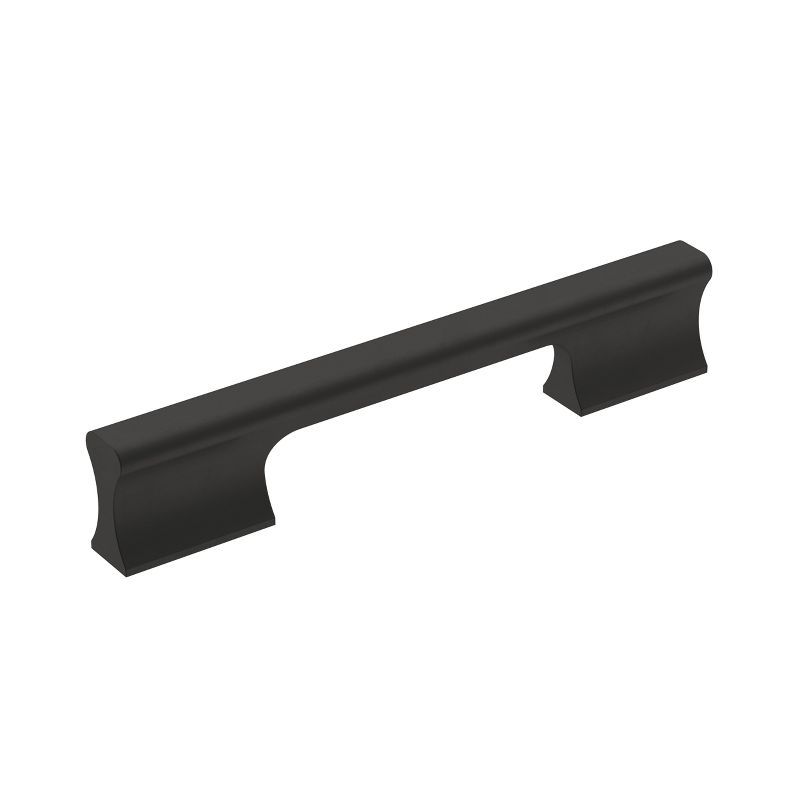 Matte Black Aluminum Modern Cabinet Bar Pull with Mounting Hardware