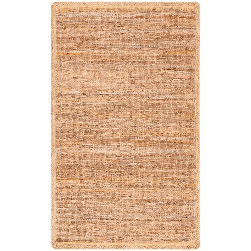 Cape Cod 3' x 5' Camel Natural Hand-Knotted Wool Rug
