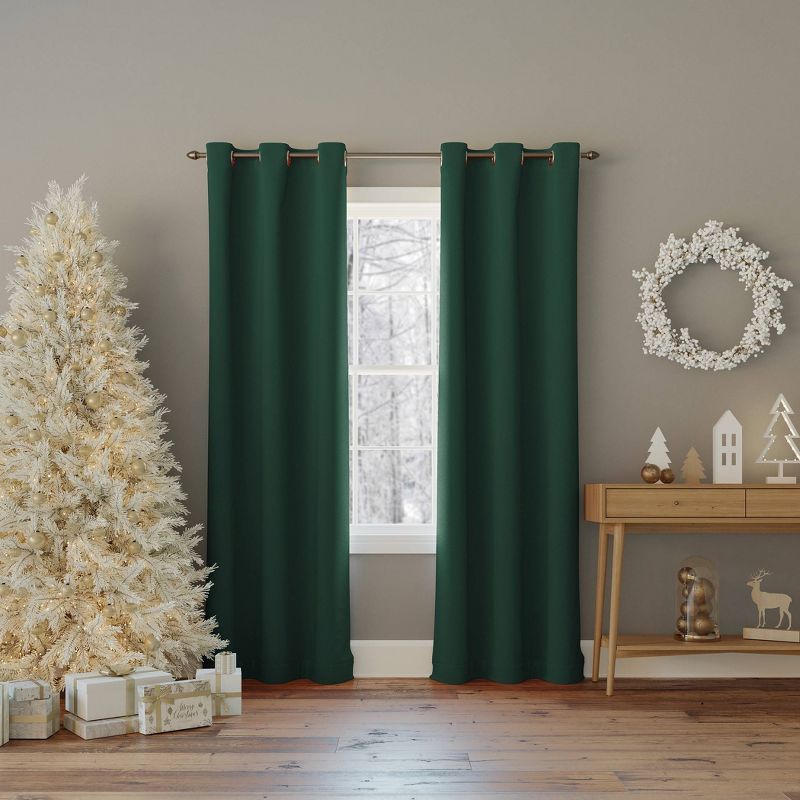 Evergreen 95" Blackout Polyester Grommet Curtain Panel