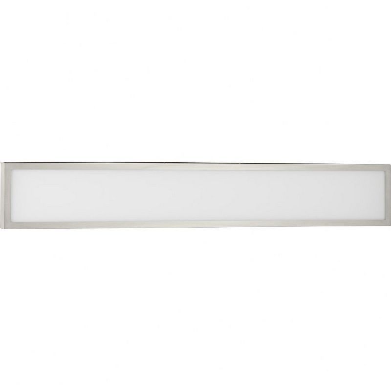 Everlume 24-Inch Brushed Nickel LED Bath Vanity Light with Frosted Glass