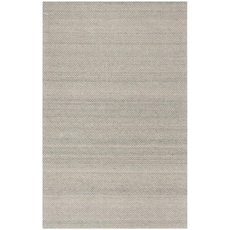 Coastal Charm Hand-Tufted Wool Blend 6' x 9' Gray Area Rug