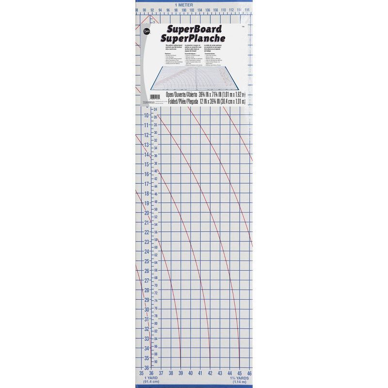 Dritz Foldable Superboard White Kraft Cutting Mat, 39.75" x 12"